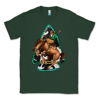 Sports Green bucking bronco arrowhead Classic Tee - Jasminsmagicworld