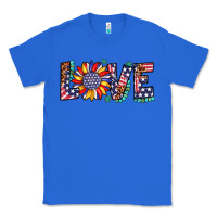 True Royal love sunflower usa flag leopard Classic Tee - Artiststas