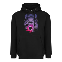 Black astronaut deep space Heavyweight Hoodie - maiPhamDesign
