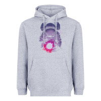 Heather Grey astronaut deep space Heavyweight Hoodie - maiPhamDesign