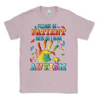 Lilac please be patient with me i have autism Classic Tee - CowGirlArtShop