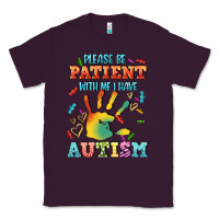 Plum please be patient with me i have autism Classic Tee - CowGirlArtShop