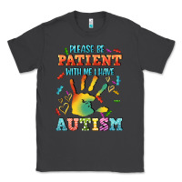 Smoke please be patient with me i have autism Classic Tee - CowGirlArtShop