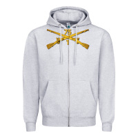 Heather Grey 1st bn 75th infantry regiment ranger branch wo txt Zipper Hoodie - maiPhamDesign