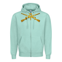 Seafoam 1st bn 75th infantry regiment ranger branch wo txt Zipper Hoodie - maiPhamDesign