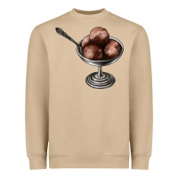 Chocolate Ice Cream Heavyweight Sweatshirt | Teevron