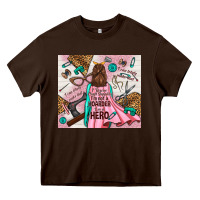 Chocolate Brown i rescue craft supplies i'm not a hoarder i'm hero Heavy Core Tee - TumblerDesignByShophia