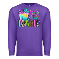 Purple let's get loaded Premium Sweatshirt - JahusDesignShop
