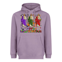 Lavender san judas happy  hallothanksmas Heavyweight Hoodie - JahusDesignShop