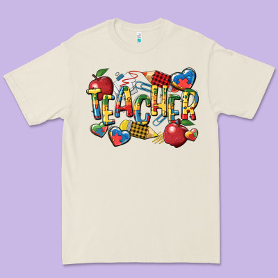 Autism Teacher Premium Tee Designed By Cowgirlartshop