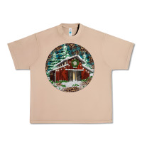 Burro Barn Christmas Urban Heavy Tee - RanaPortraitStore