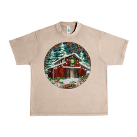 French Oak Barn Christmas Urban Heavy Tee - RanaPortraitStore