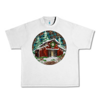 Lunar Rock Barn Christmas Urban Heavy Tee - RanaPortraitStore