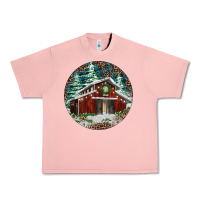 Salmon Barn Christmas Urban Heavy Tee - RanaPortraitStore