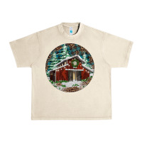 Sandshell Barn Christmas Urban Heavy Tee - RanaPortraitStore