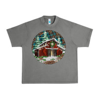 Tornado Barn Christmas Urban Heavy Tee - RanaPortraitStore