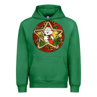 Emerald Snowman Christmas Urban Hoodie - RanaPortraitStore