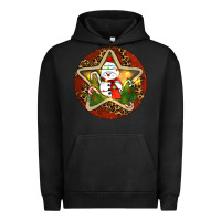 Pigment Black Snowman Christmas Urban Hoodie - RanaPortraitStore