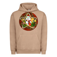 Pigment Burro Snowman Christmas Urban Hoodie - RanaPortraitStore