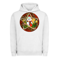 Pigment Lunar Rock Snowman Christmas Urban Hoodie - RanaPortraitStore