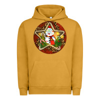 Pigment Peanut Butter Snowman Christmas Urban Hoodie - RanaPortraitStore