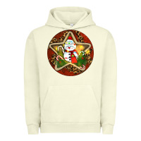 Pigment Pistachio Snowman Christmas Urban Hoodie - RanaPortraitStore
