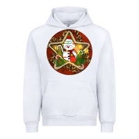 White Snowman Christmas Urban Hoodie - RanaPortraitStore