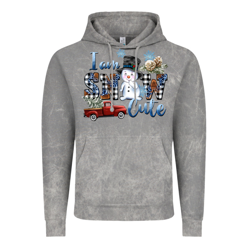 I Am Snow Cute Vintage Hoodie by FaDigitalArtStudio | Teevron