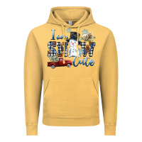 Vintage Mustard I am Snow Cute Vintage Hoodie - FaDigitalArtStudio
