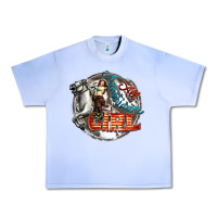 Grape Ice All American Girl Urban Heavy Tee - FaDigitalArtStudio