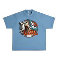Pebble Blue All American Girl Urban Heavy Tee - FaDigitalArtStudio