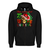 Black when you are dead inside its Christmas Zipper Hoodie - AdoDesignShop