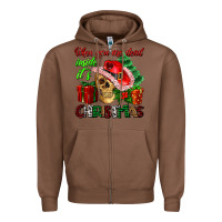 Chestnut when you are dead inside its Christmas Zipper Hoodie - AdoDesignShop