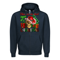 Navy when you are dead inside its Christmas Zipper Hoodie - AdoDesignShop
