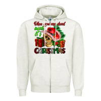 Oatmeal Heather when you are dead inside its Christmas Zipper Hoodie - AdoDesignShop