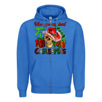 True Royal when you are dead inside its Christmas Zipper Hoodie - AdoDesignShop