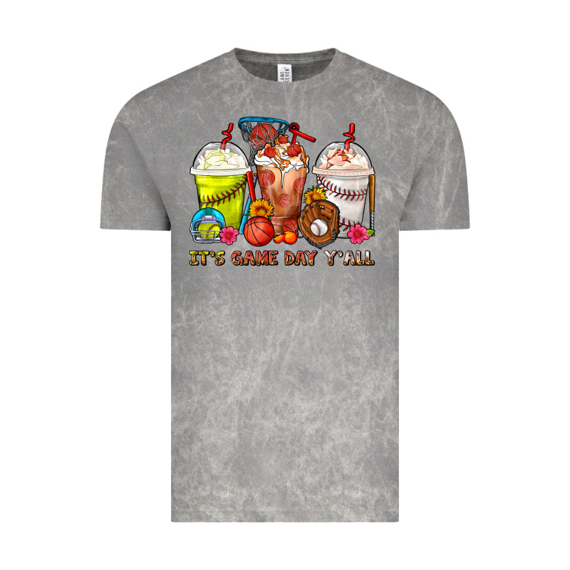 It's Game Day Y'all Softball,baseball,basketball C Vintage Tee by FaDigitalArtStudio | Teevron