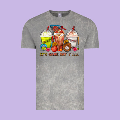 It's Game Day Y'all Softball,baseball,basketball C Vintage Tee Designed By Fadigitalartstudio