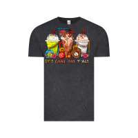 Vintage Black It's Game Day Y'all Softball,Baseball,Basketball C Vintage Tee - FaDigitalArtStudio