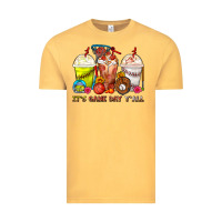 Vintage Mustard It's Game Day Y'all Softball,Baseball,Basketball C Vintage Tee - FaDigitalArtStudio