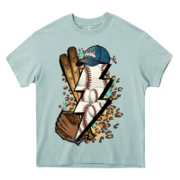 Arona Lightning bolt Baseball Heavy Core Tee - HowdyJamesFarm