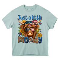 Arona just a little moody 4th of july long haired cow Heavy Core Tee - Jasminsmagicworld