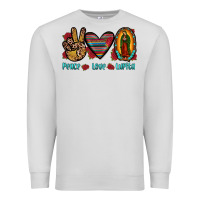 Dove Grey peace love lupita Premium Sweatshirt - JahusDesignShop