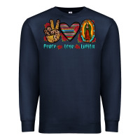 Navy peace love lupita Premium Sweatshirt - JahusDesignShop