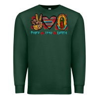 Sports Green peace love lupita Premium Sweatshirt - JahusDesignShop