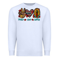 White peace love lupita Premium Sweatshirt - JahusDesignShop