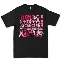 Black cancer awareness fight believe hope survive Premium Tee - CowGirlArtShop