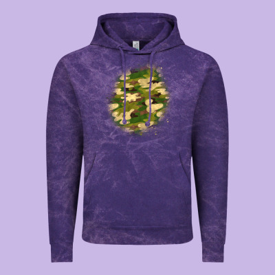 Camouflage Patch 5 Vintage Hoodie Designed By Bundleandbundleshop