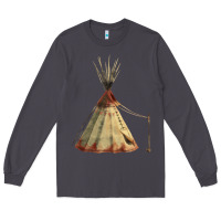 Smoke teepe tipi Long Sleeve Tee - FaDigitalArtStudio