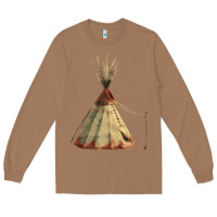 Toasted Coconut teepe tipi Long Sleeve Tee - FaDigitalArtStudio